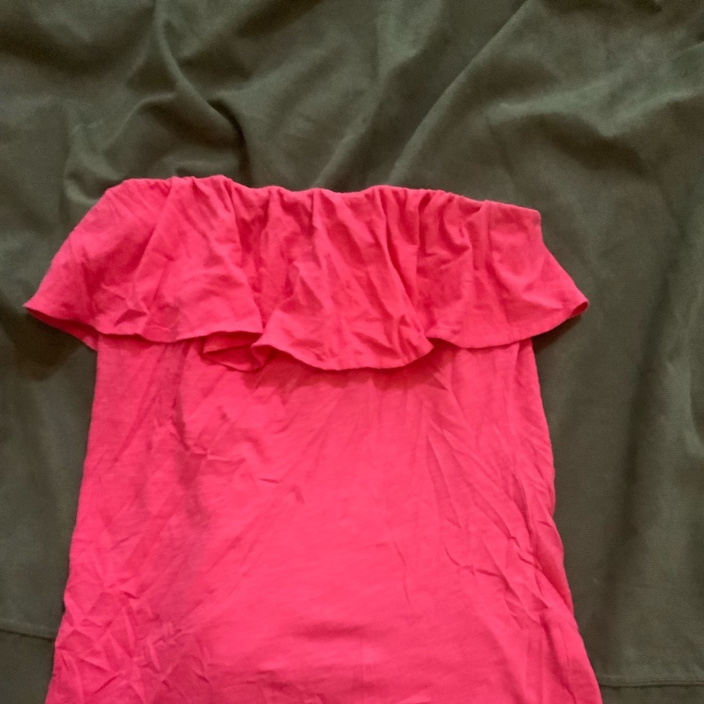 Lilly Pulitzer Tube top with Ruffle